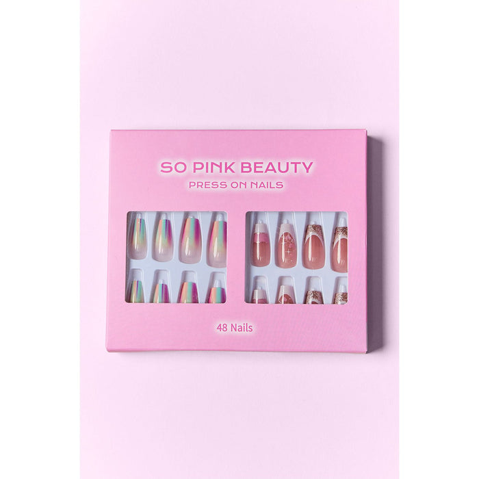 SO PINK BEAUTY Press On Nails 2 Packs