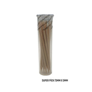 BiteMyWood 36 Qty Unflavored Birchwood Toothpicks in Plastic Tubes Toothpicks