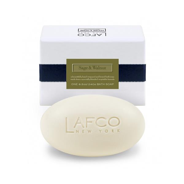 Lafco New York Sage & Walnut Bath Soap 8.5oz