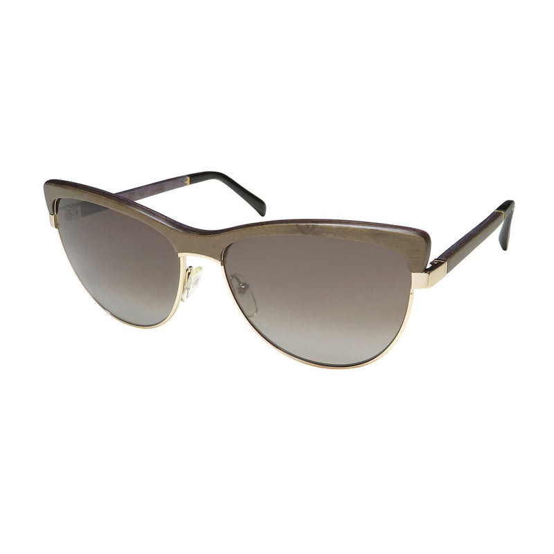 ModaFrames Gold & Wood Altais Sunglasses Sunglasses