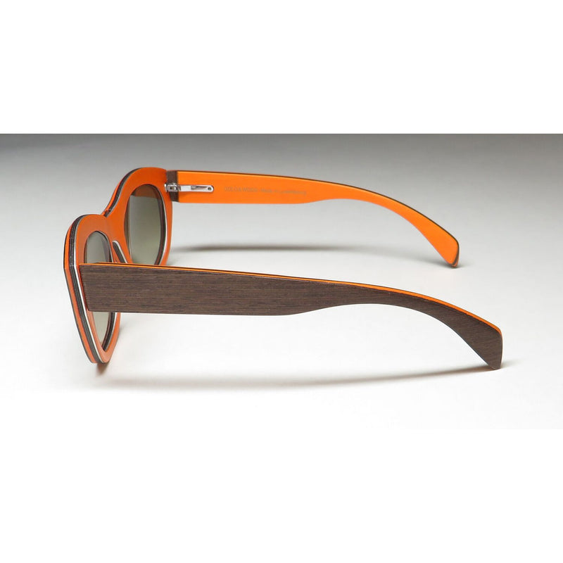 ModaFrames Gold & Wood Alifa Sunglasses Sunglasses