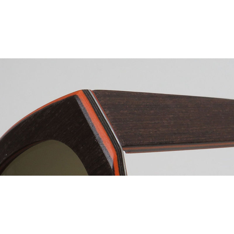 ModaFrames Gold & Wood Alifa Sunglasses Sunglasses