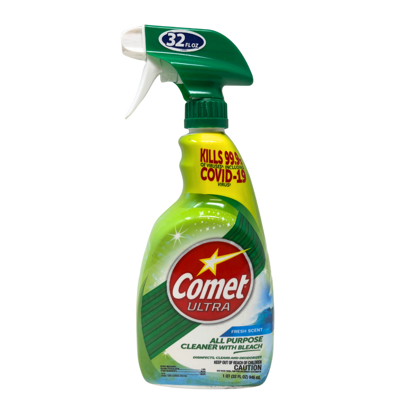 Comet Comet Ultra All Purpose Cleaner W/ Bleach Fresh Scent 9/ 32oz 3.0 Hand White Smoke