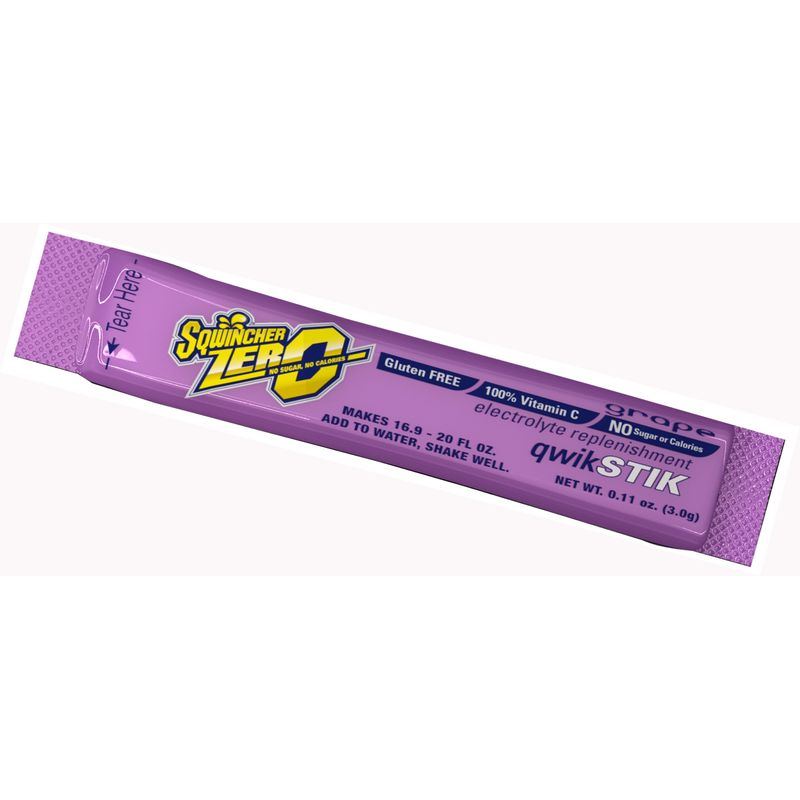 Sqwincher Sqwincher® Zero Qwik Stik – Sugar Free – Grape (11 0z) Grapes