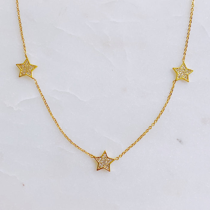 Stars In Greek Island Necklace