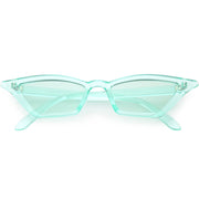 zeroUV Women's Colorful Translucent Color Tone Lens Cat Eye Sunglasses C735 Sunglasses