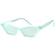 zeroUV Women's Colorful Translucent Color Tone Lens Cat Eye Sunglasses C735 Sunglasses