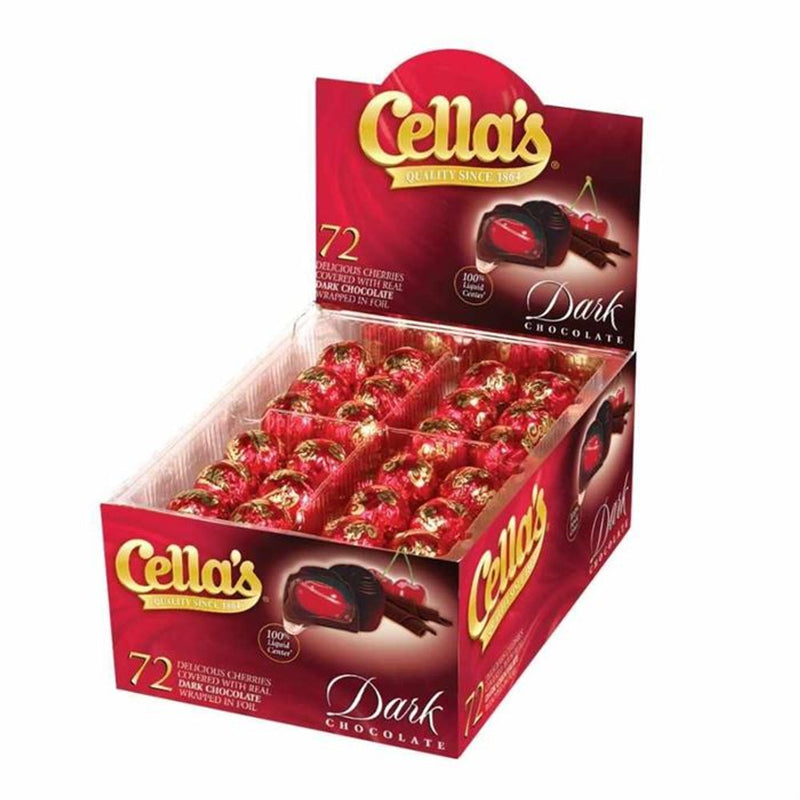 Cella's Cella's Dark Chocolate Covered Cherries 72ct Box Candy & Chocolate