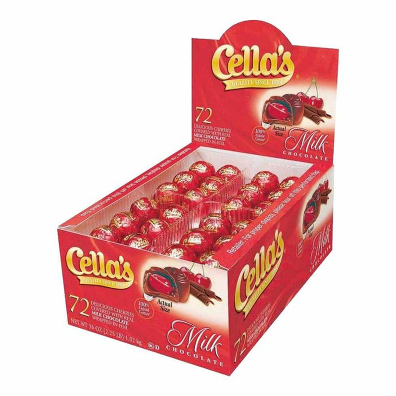 Cella's Cella's® Milk Chocolate Covered Cherries – 72 ct Box Candy & Chocolate