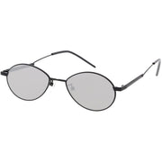 zeroUV Classic Retro Unisex Metal Oval Dapper Sunglasses C741 Sunglasses