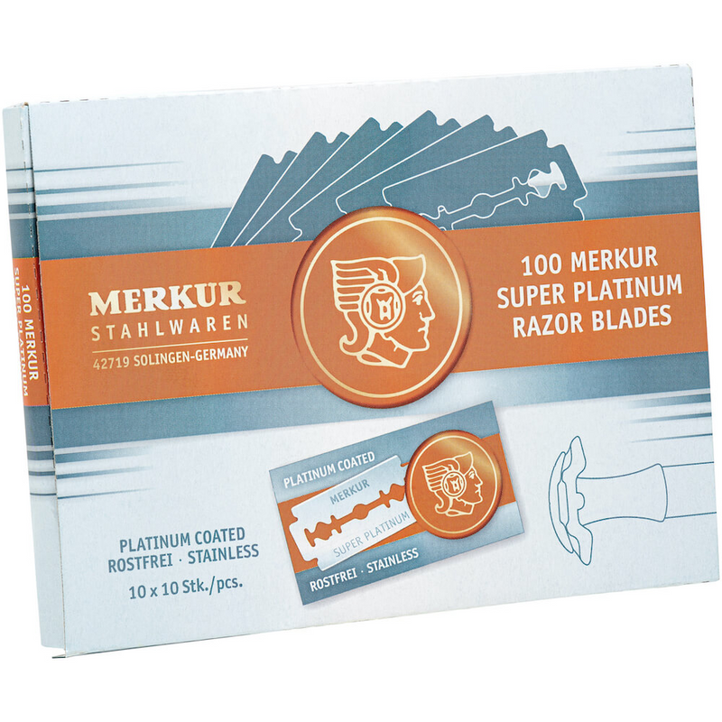 Merkur Merkur Super Platinum Razor Blades - 100 Pack Razor Blades