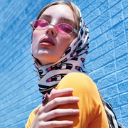 zeroUV Retro 1990's Small Color Tone Oval Metal Sunglasses C709 Sunglasses