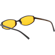 zeroUV Retro Small Rectangle Color Toned Lens Sunglasses C751 Sunglasses