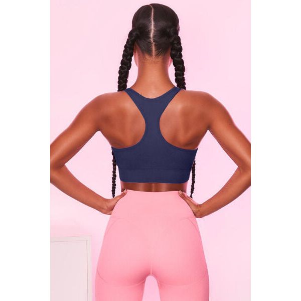 Scoop Neck Wide Strap Active Bra