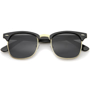 zeroUV Indie Half Frame Horned Rim Polarized Lens Sunglasses 2936 Sunglasses