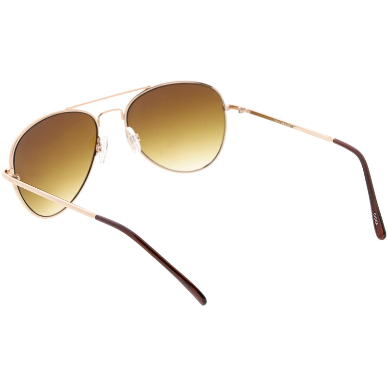 zeroUV Medium Classic Retro Metal Frame Aviator Sunglasses 53mm 1372 Sunglasses