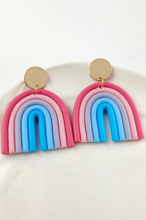 Rainbow Shape Dangle Earrings