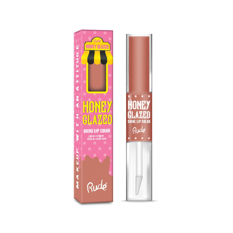 Rude Cosmetics Honey Glazed Shine Lip Color Lip Gloss