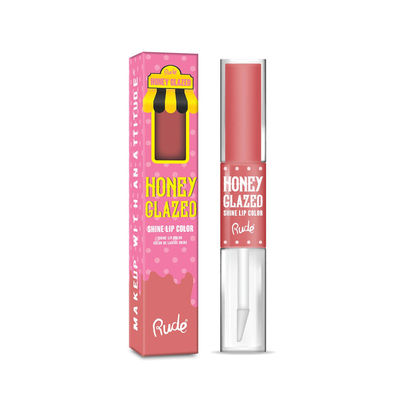 Rude Cosmetics Honey Glazed Shine Lip Color Lip Gloss