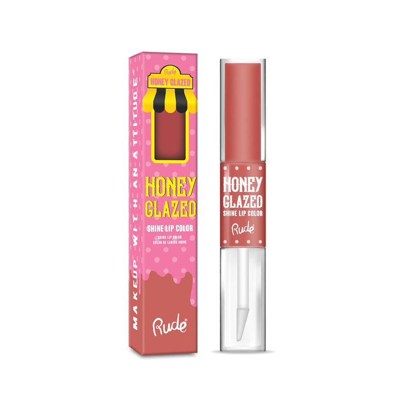 Rude Cosmetics Honey Glazed Shine Lip Color Lip Gloss