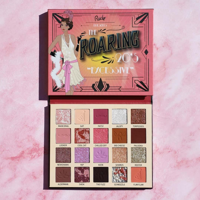 Rude Cosmetics - Rude Cosmetics - The Roaring 20's Eyeshadow Palette - Excessive