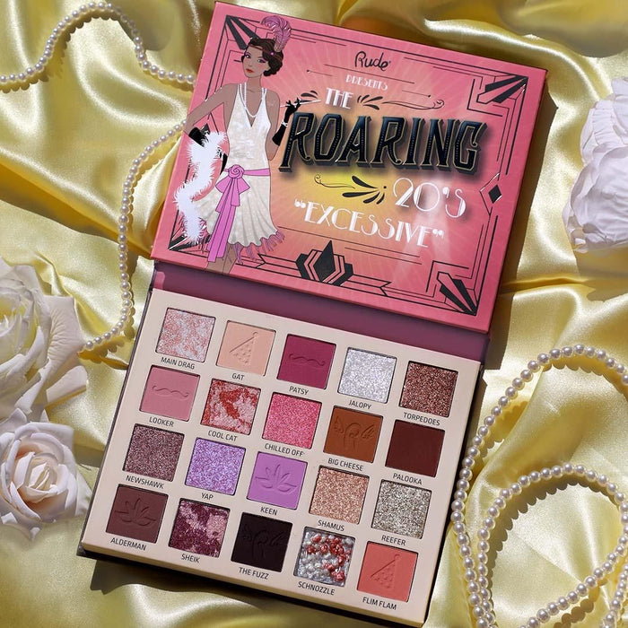 Rude Cosmetics - Rude Cosmetics - The Roaring 20's Eyeshadow Palette - Excessive