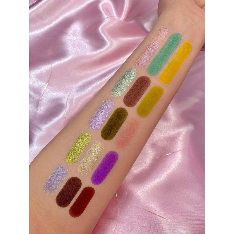 Rude Cosmetics Manga Collection Pressed Pigments & Shadows Palette - Attitude Academia Eye Shadow