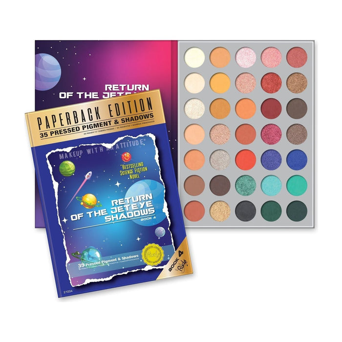 Rude Cosmetics - Rude Cosmetics - Return of the Jet Eyeshadow Palette - Paperback Edition