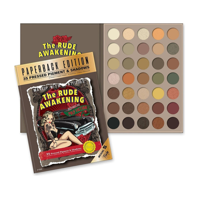 Rude Cosmetics - Rude Cosmetics - The Rude Awakening Eyeshadow Palette - Paperback Edition