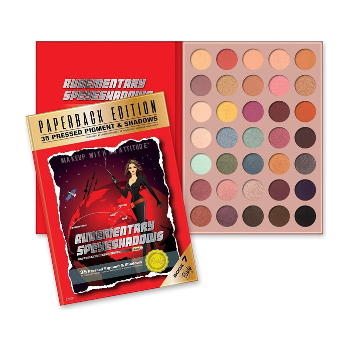 Rude Cosmetics - Rude Cosmetics - Rudementary Speyeshadows Eyeshadow Palette - Paperback Edition