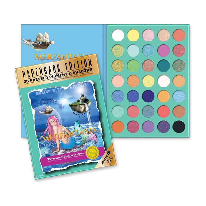 Rude Cosmetics - Rude Cosmetics - Merfantasia Eyeshadow Palette - Paperback Edition