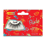 Rude Cosmetics Essential Faux Mink Deluxe 3D Lashes False Eyelashes
