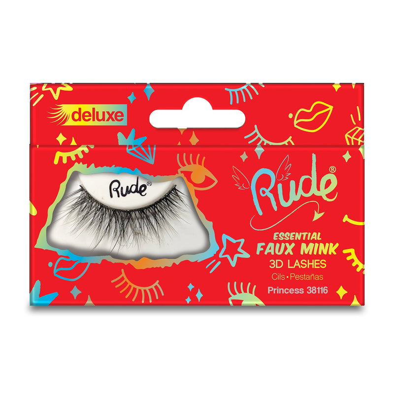 Rude Cosmetics Essential Faux Mink Deluxe 3D Lashes False Eyelashes