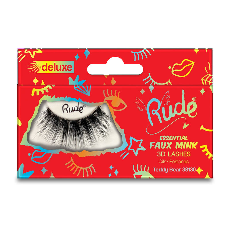 Rude Cosmetics Essential Faux Mink Deluxe 3D Lashes False Eyelashes