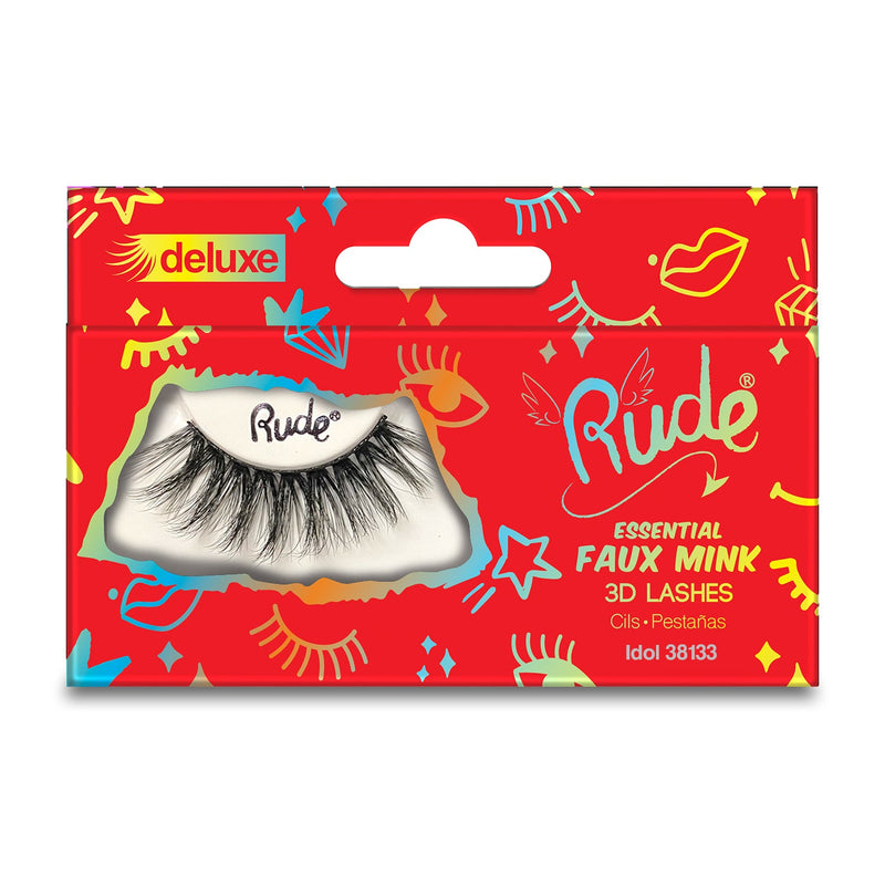 Rude Cosmetics Essential Faux Mink Deluxe 3D Lashes False Eyelashes
