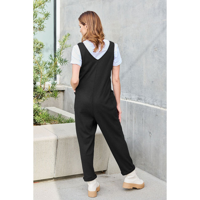 Double Take Sleeveless Straight Jumpsuit