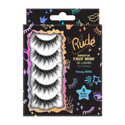 Rude Cosmetics Essential Faux Mink 3D Lashes 5 Multi-Pack False Eyelashes