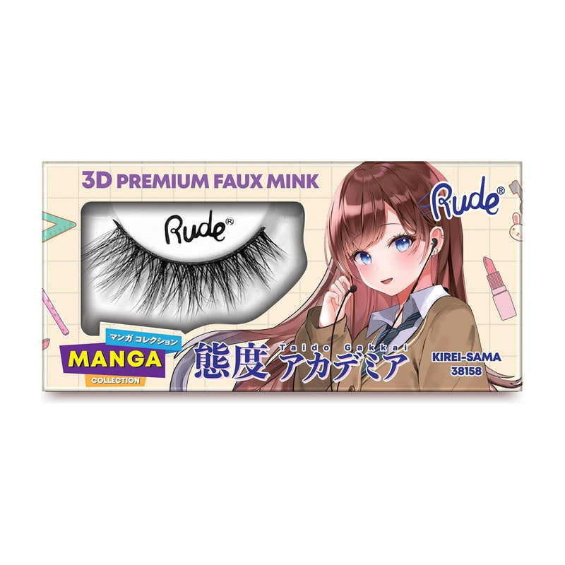 Rude Cosmetics Manga 3D Faux Mink Lashes False Eyelashes