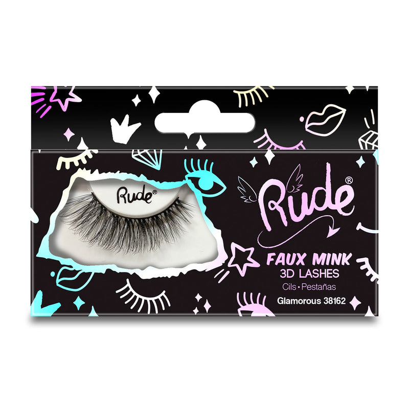 Rude Cosmetics Essential Faux Mink 3D Lashes False Eyelashes