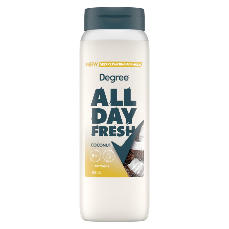 Degree Degree All Day Fresh Coconut Body Wash 20 Oz Body Wash