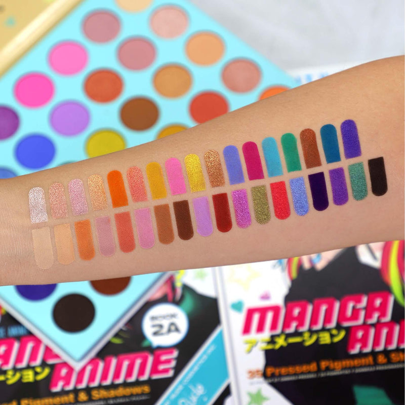 Rude Cosmetics Manga Anime 35 Pressed Pigment & Shadows Book 2A Eye Shadow