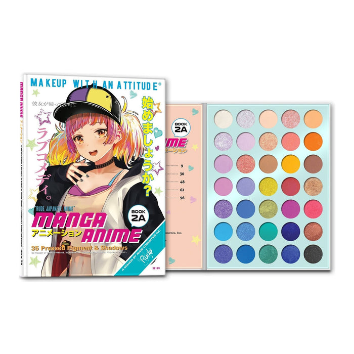 Rude Cosmetics - Rude Cosmetics - Manga Anime 35 Pressed Pigment & Shadows Book 2A