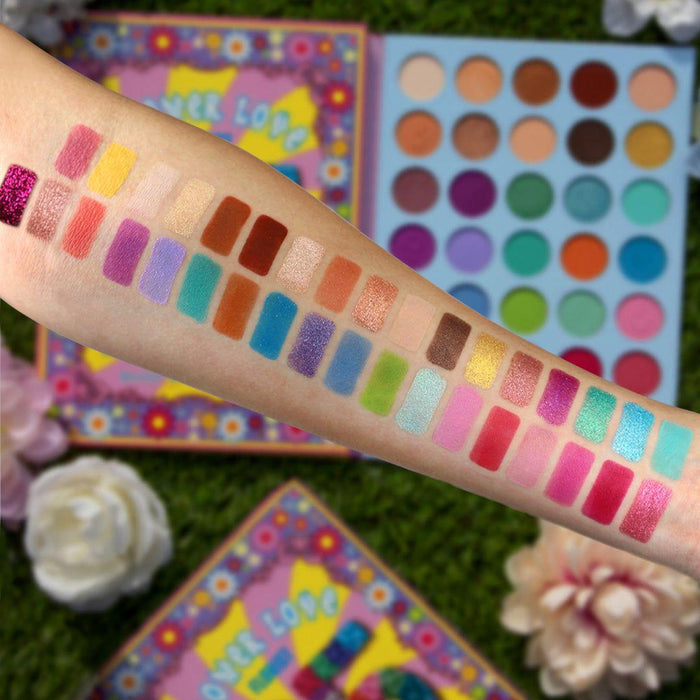 Rude Cosmetics - Rude Cosmetics - Flower Love 35 Pressed Pigment & Shadows - Florist