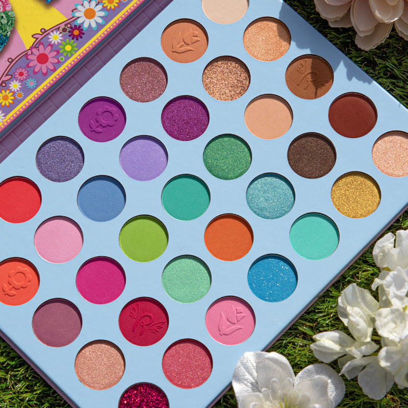 Rude Cosmetics Flower Love 35 Pressed Pigment & Shadows - Florist Eyeshadow