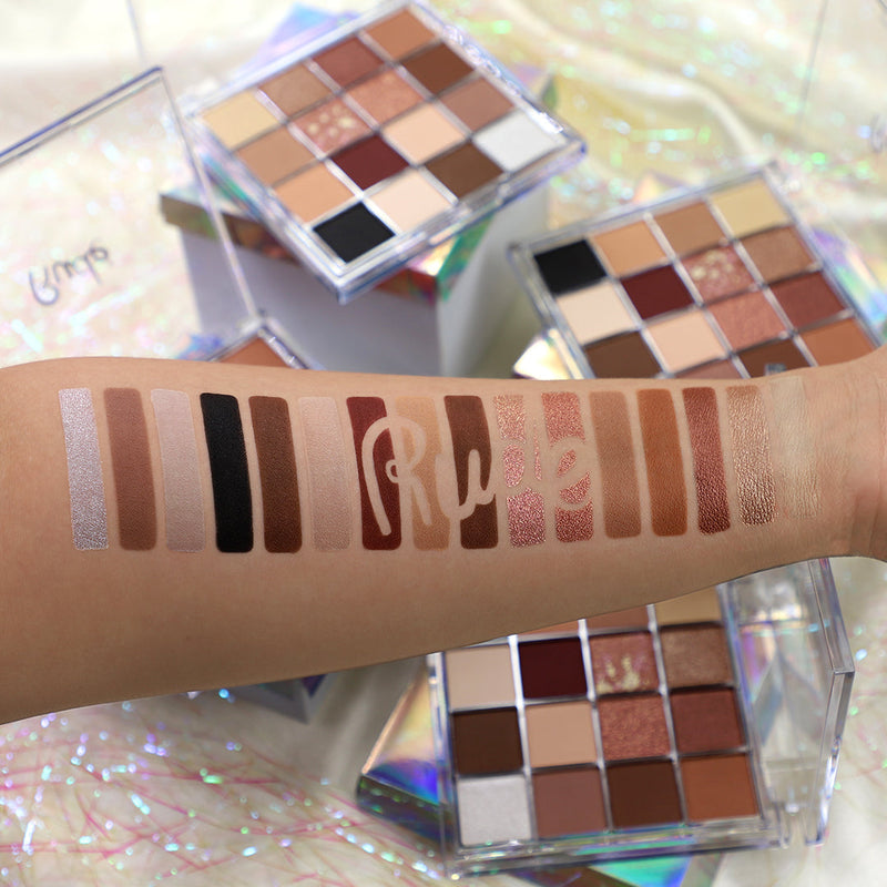 Rude Cosmetics Be Square Pressed Pigments & Shadows - Geeky Eye Shadow