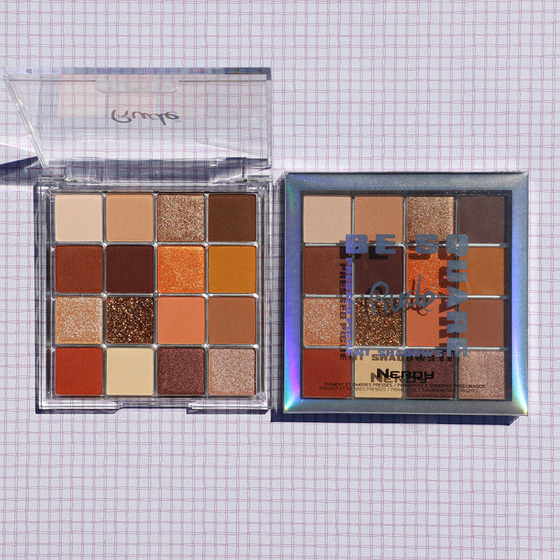 Rude Cosmetics Be Square Pressed Pigments & Shadows - Nerdy Eye Shadow