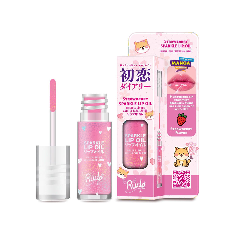 Rude Cosmetics Manga Collection Sparkle Lip Oil Lip Balms & Treatments