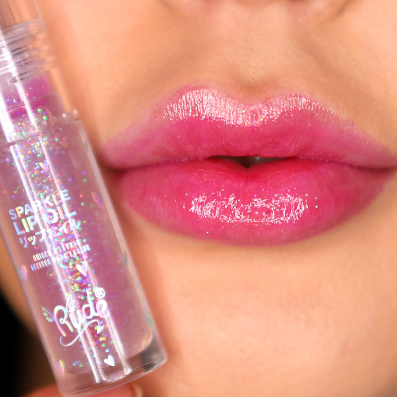 Rude Cosmetics Manga Collection Sparkle Lip Oil Lip Balms & Treatments