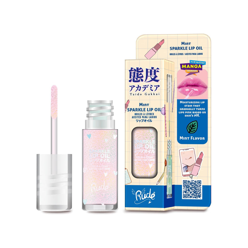 Rude Cosmetics Manga Collection Sparkle Lip Oil Lip Balms & Treatments