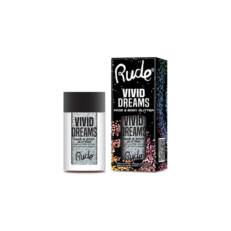 Rude Cosmetics Vivid Dreams Face & Body Glitter Loose Glitter & Pigments